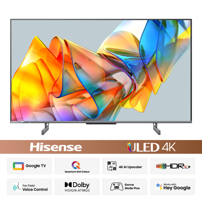 Hisense 43 inc Quantum Dot 4K ULED Smart Dolby Atmos Dolby Vision Voice Control Google TV 43U6F3