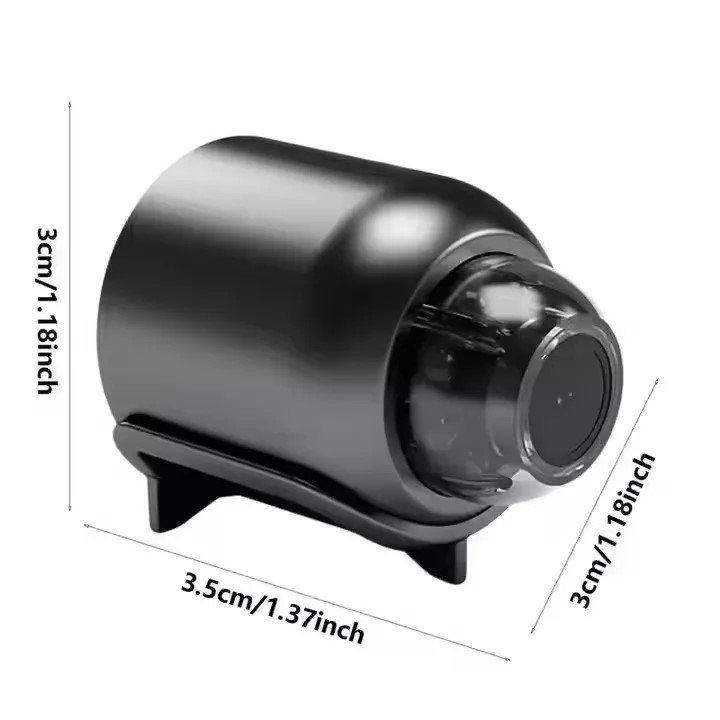 X5 Mini WiFi Camera Included Sound Detector App Control for Home Office Micro USB Baby Monitor Take Screenshots Record Videos